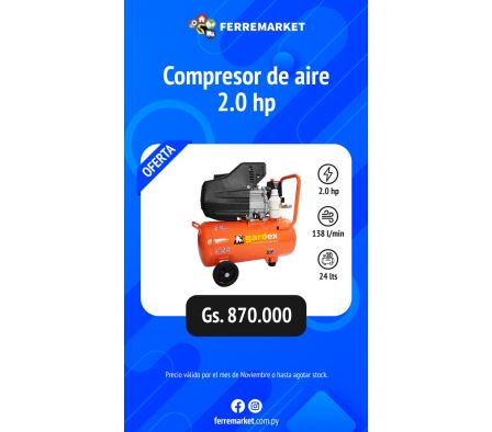 COMPRESOR DE AIRE 2.0 HP