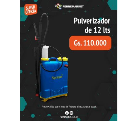 PULVERIZADOR DE 12 LTS