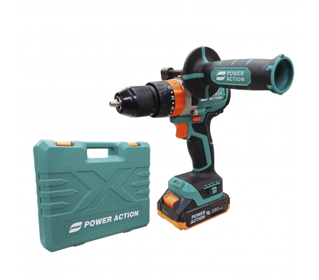 TALADRO DE IMPACTO INALAMBRICO A BATERIA 20V P.A.