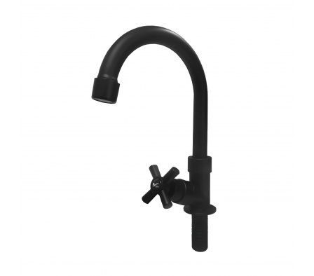 CANILLA MESA LAVATORIO ALTO CRUZ MÓVIL PLÁSTICO