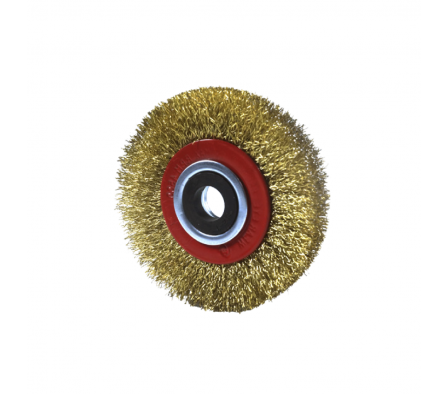 CEPILLO DE ACERO CIRCULAR GARDEX CON BUJE PLASTICO