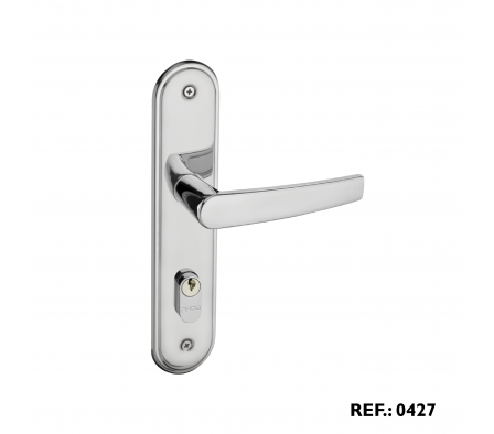 CERRADURA ZM 401E ESPEJADO 40MM CROMADO CONCEPT