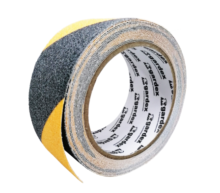 CINTA ANTIDESLIZANTE AMARILLO-NEGRO GARDEX
