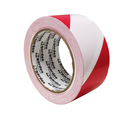 CINTA MARCA PISO ROJO/BLANCO GARDEX