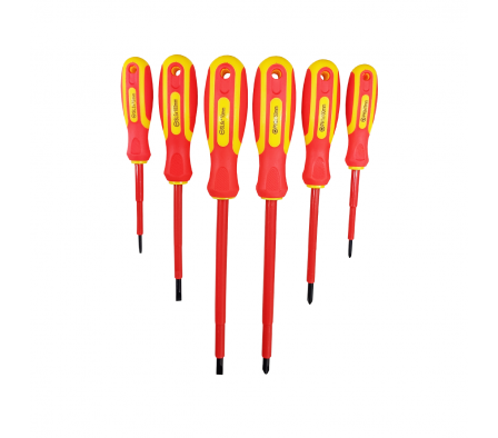 DESTORNILLADOR AISLADO 1000V EN JUEGO 6PZ