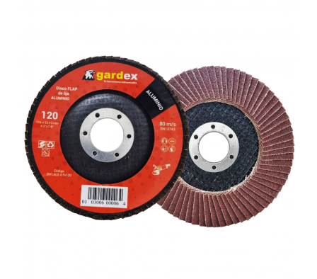 DISCO FLAP DE LIJA ALUMINIO