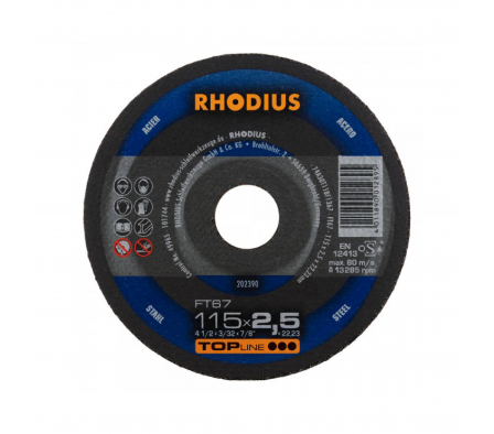 FT 67 DISCO CORTE METAL RHODIUS TOP