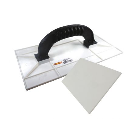 FRATACHO PLASTICO BLANCO LISO SIN ESPONJA 15X26 CM GARDEX