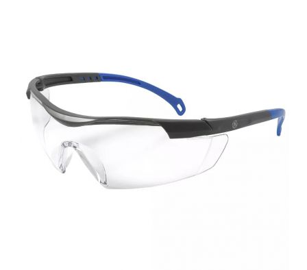 LENTE DE SEGURIDAD SERIE 01 GRIS/AZUL TRANSP. MEDIO MARCO