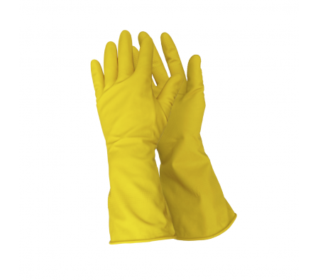 GUANTE DE LATEX AMARILLO TAMAÑO M (50G)	