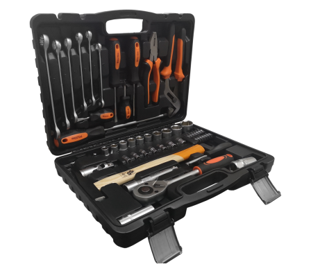 KIT DE HERRAMIENTAS DE 56 PIEZAS MALETIN