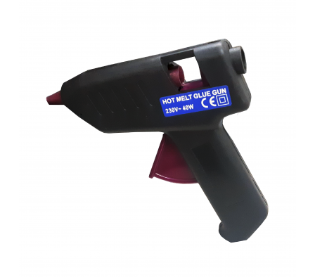 PISTOLA ELECTRICA APLICADORA DE SILICONA 40 W GARDEX
