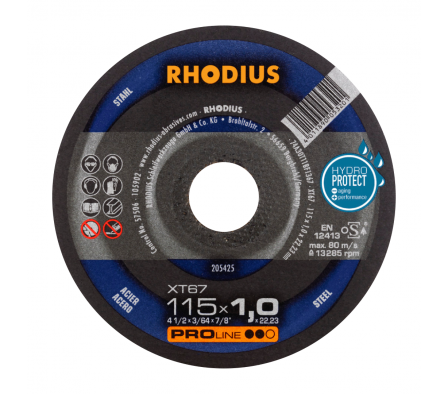 XT 67 DISCO CORTE MET.4.5X1.0 RHODIUS PRO